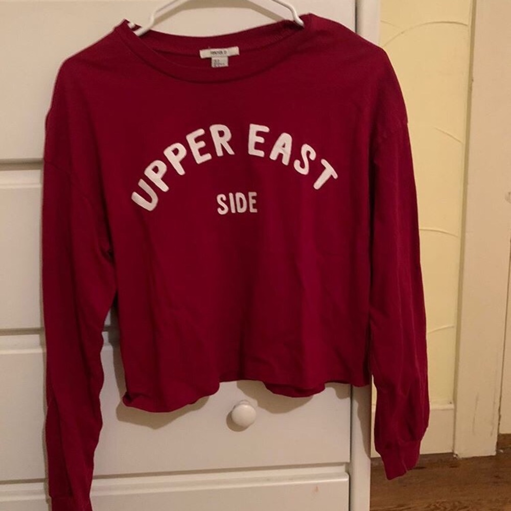 Forever 21 Super East Maroon shirt